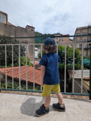 Military kid who recently went through a PCS move enjoying Italy