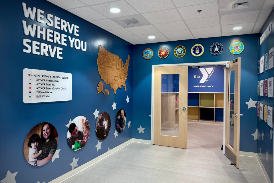 Lobby of the ASYMCA CDC in Norfolk