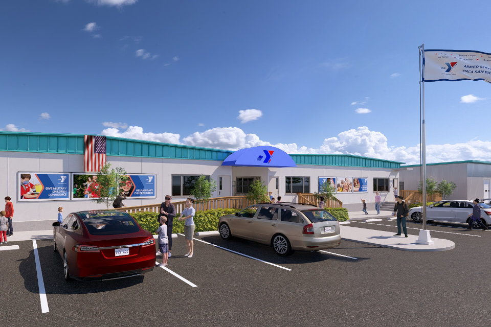 ASYMCA San Diego Center for Military Families front entrance