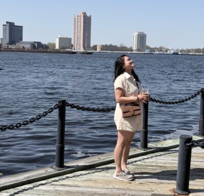 Military spouse finding joy in the little moments while her husband is deployed.